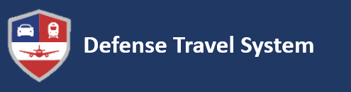 Defense Travel System logo, click to go to DTS.